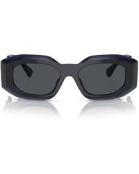 Versace - Eyewear Rectangular Frame Sunglasses - Lyst