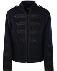 P.A.R.O.S.H. - Long-Sleeve Stand-Collar Jacket - Lyst