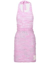 ANDERSSON BELL - Cloud Halter Knit Minidress - Lyst