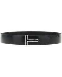 Tom Ford - Logo Plaque Reversible Belt - Lyst