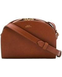 A.P.C. - Demi Lune Mini Crossbody Bag - Lyst