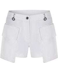 Pinko - Charm Detailed Flap-Pocket Shorts - Lyst