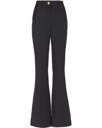Balmain - Tailored Grain De Poudre Trousers - Lyst