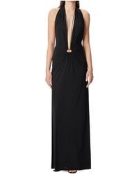Amazuìn - V-Neck Sleeveless Dress - Lyst