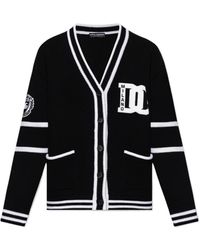 Dolce & Gabbana - Dg Logo Embroidered Cardigan - Lyst