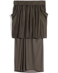 Lemaire - Pockets Draped Asymmetric Skirt - Lyst
