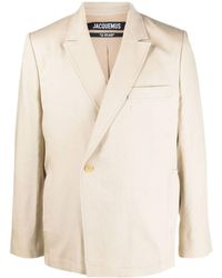 Jacquemus - Off-Centre Button Blazer - Lyst