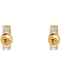 Gucci - Blondie Crystal Mini Earrings - Lyst