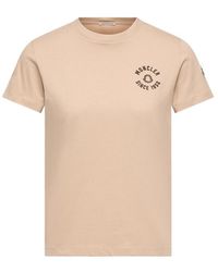 Moncler - Logo Patch Crewneck T-Shirt - Lyst