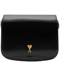 Ami Paris - Ami Alexandre Mattiussi Logo Plaque Shoulder Bag - Lyst