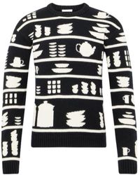 JW Anderson - Jw Anderson All-Over Patterned Crewneck Jumper - Lyst
