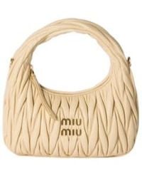 Miu Miu - Wander Matelassé Nappa Leather Hobo Bag - Lyst
