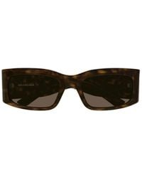 Balenciaga - Eyewear Rectangular Frame Sunglasses - Lyst