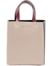Marni - Logo Detailed Top Handle Bag - Lyst
