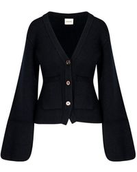 KHAITE - Scarlet V-Neck Cardigan - Lyst