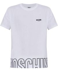 Moschino - Short-Sleeved Crew Neck T-Shirt - Lyst
