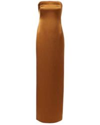 Galvan London - Satin Bustier Gown - Lyst