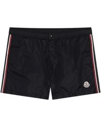 Moncler - Side Stripe Swim Shorts - Lyst
