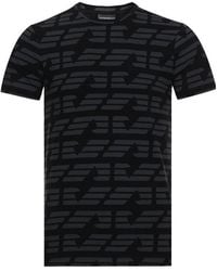 Emporio Armani - Logo Printed T-Shirt - Lyst