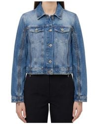 Liu Jo - Long-Sleeve Denim Jacket - Lyst