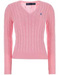 Polo Ralph Lauren - V-Neck Long Sleeved Jumper - Lyst