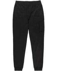 Moncler - Logo-Embossed Cotton Sweatpants - Lyst