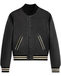 Celine - Long-Sleeved Leather Jacket - Lyst