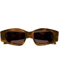 Alaïa - Alaïa Geometric Frame Sunglasses - Lyst