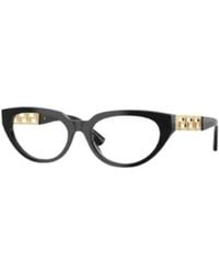 Versace - Eyewear Cat Eye Frame Glasses - Lyst