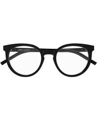Saint Laurent - Eyewear Round Frame Glasses - Lyst