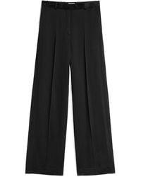 TOTEME - Totême Cuff-Slit Straight-Leg Trousers - Lyst