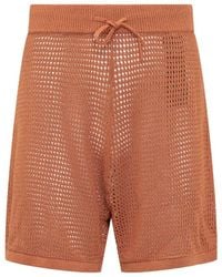 Nanushka - Short En Maille Ajourée - Lyst