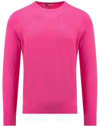 Malo - Crew Neck Knitted Sweater - Lyst