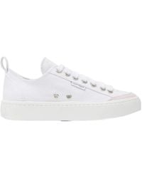 Courreges - Canvas 01 Lace-Up Sneakers - Lyst