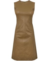 Bottega Veneta - Structured Mini Dress - Lyst