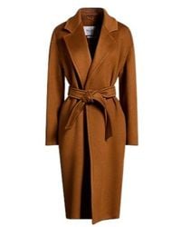 Max Mara - Solid-Colored Cashmere Long Coat - Lyst