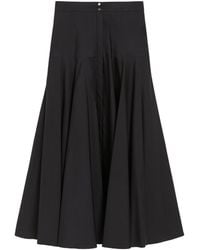 Max Mara - Studio Oxiria Pleated Long Skirt - Lyst