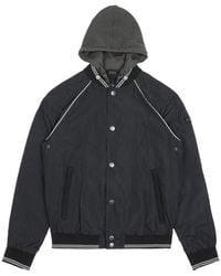 Armani Jeans - Hooded Casual Jacket - Lyst