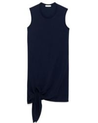 JW Anderson - Jw Anderson Knotted Hem Sleeveless Dress - Lyst