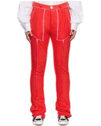 Edward Cuming - Frayed Edge Casual Pants - Lyst