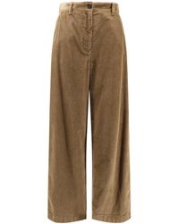 Miu Miu - Wide-Leg Corduroy Trousers - Lyst