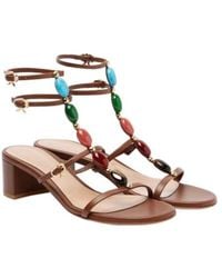 Gianvito Rossi - Open-Toe High-Heeled Sandals - Lyst