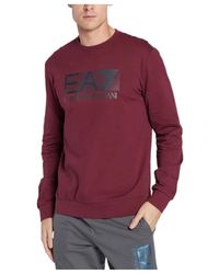 EA7 - Round-Necked Sweater - Lyst