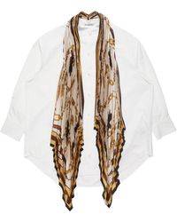 Acne Studios - Scarf Mini Shirt Dress - Lyst