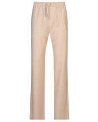Agnona - Drawstring-Waist Straight-Leg Trousers - Lyst