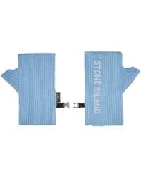 Stone Island - Logo Gloves - Lyst