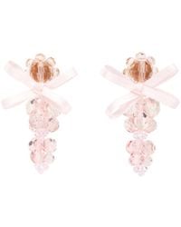 Simone Rocha - Petite Bow Earrings - Lyst