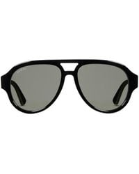Gucci - Eyewear Pilot Frame Sunglasses - Lyst