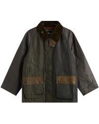 Barbour - Patchwork Os Bdl Buttoned Wax Jacket - Lyst