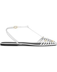 Celine - Cage Flat Sandal - Lyst